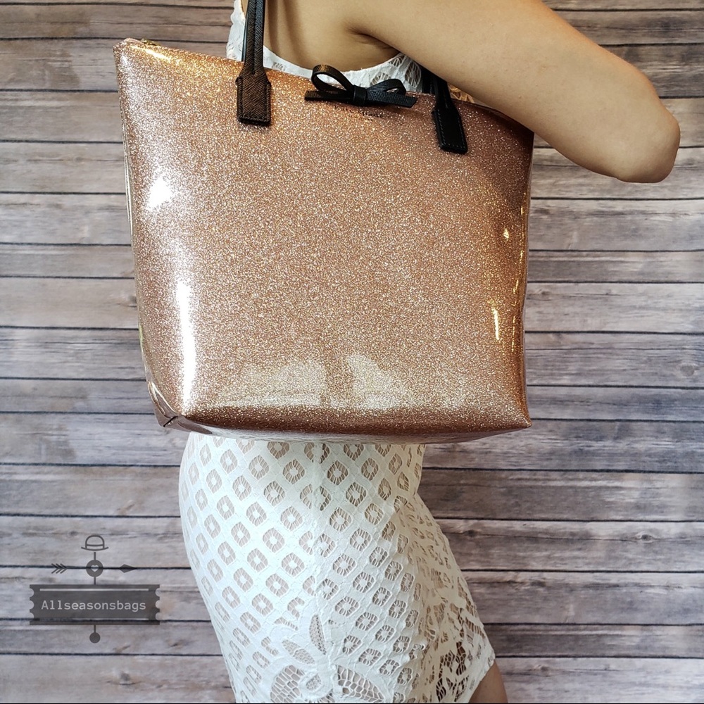 NWT kate spade Jeralyn Mavis Street Tote Rosegold - Picture 4 of 7